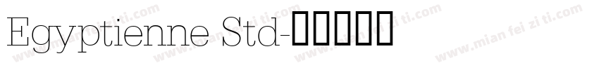 Egyptienne Std字体转换